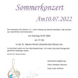 Abendliches Sommerkonzert